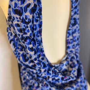 Blue cheetah print by juicy Kouture size small